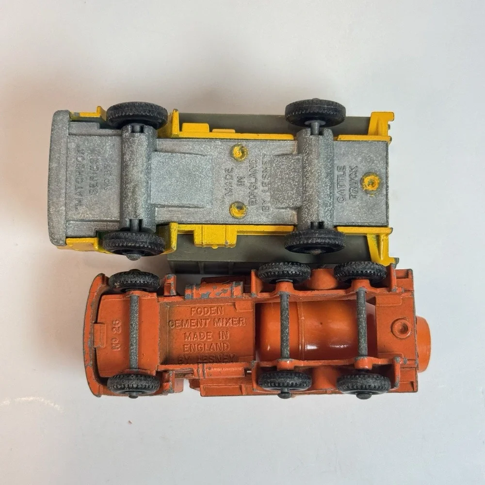 Vintage Matchbox Lesney 60's Utility Vehicles Lot of 8 Made In England - As Is